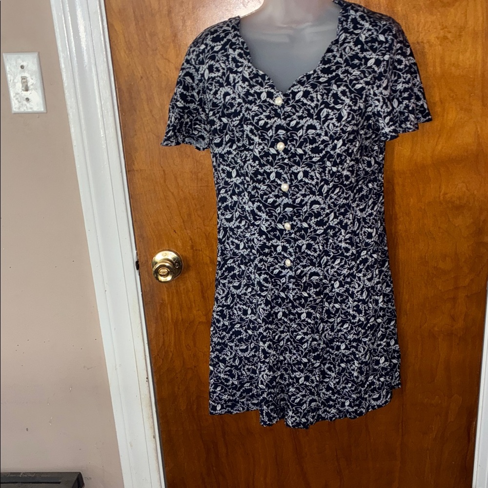 Floral Navy Jumpsuit